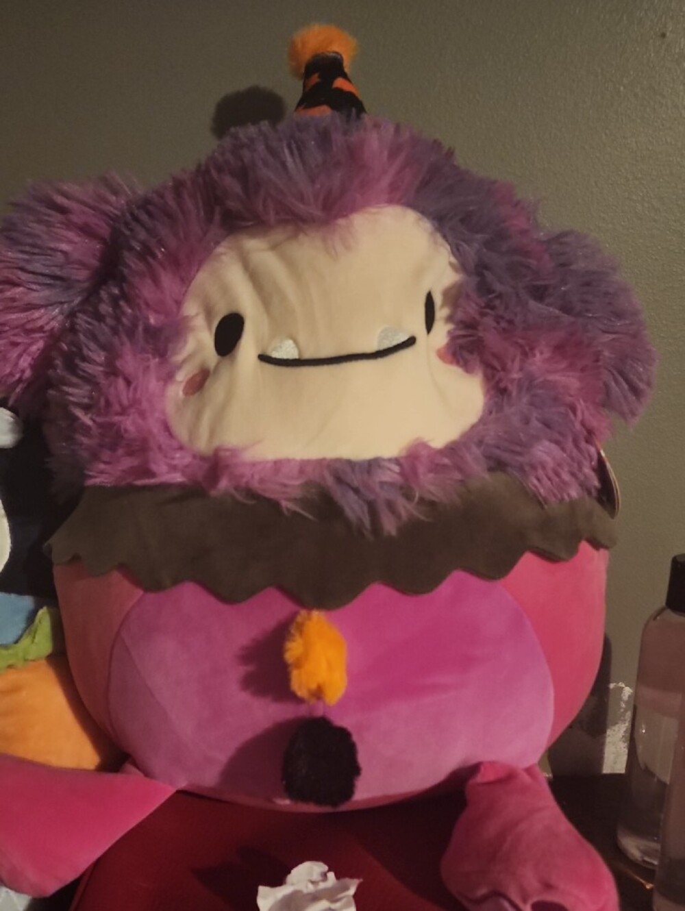 Kids Purple Plush Character Costume - Brand Unspecified